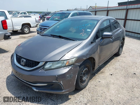 2015 Honda Civic EX-L with VIN 2HGFB2F96FH515127, listed as a IAAI auction lot 42164707 with 206,066 mi miles and . Bid and sale history available at carsss.com. Image 17.