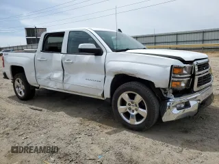2015 Chevrolet Silverado 1500 LT with VIN 3GCUKREC7FG478455, listed as a Copart auction lot 54081965 with 196,449 mi miles and Salvage Title. Bid and sale history available at DreamBid. Image 4.