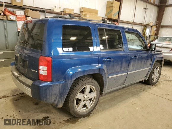 2010 Jeep Patriot Limited with VIN 1J4NF4GB7AD511776, listed as a Copart auction lot 47919064 with 107,055 mi miles and Salvage Title. Bid and sale history available at DreamBid. Image 3.
