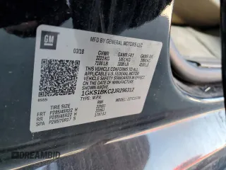 2018 GMC Yukon SLT with VIN 1GKS1BKC2JR296312, listed as a Copart auction lot 82218314 with 92,720 mi miles and Salvage Title. Bid and sale history available at carsss.com. Image 13.
