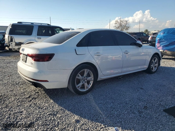 2018 Audi A4 Premium with VIN WAUKMAF43JA121529, listed as a Copart auction lot 44835995 with 0 mi miles and Clean Title. Bid and sale history available at carsss.com. Image 3.