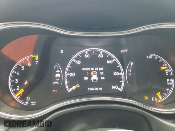 2018 Jeep Grand Cherokee Sterling Edition with VIN 1C4RJFBG8JC119562, listed as a Copart auction lot 44942405 with 125,726 mi miles and Salvage Title. Bid and sale history available at carsss.com. Image 9.