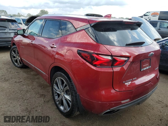 2021 Chevrolet Blazer Premier с VIN 3GNKBLRS1MS534946, выставлен на аукционе Copart как лот 67353324 с пробегом 59 493 миль миль и Списание • Salvage title. История ставок и продаж доступна на DreamBid. Изображение 2.
