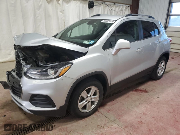 2020 Chevrolet Trax LT with VIN 3GNCJLSB9LL328526, listed as a Copart auction lot 49982765 with 39,560 mi miles and Salvage Title. Bid and sale history available at carsss.com. Image 1.