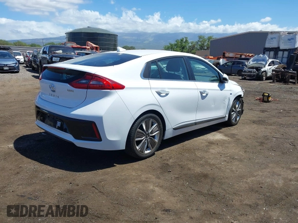 2019 Hyundai Ioniq Limited z VIN KMHC05LC0KU121182, wystawiony jako IAAI lot #41799177 z przebiegiem 51 945 mil mil oraz . Historia ofert i sprzedaży dostępna na DreamBid. Obrazek 4.