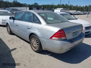 2005 Mercury Montego Premier with VIN 1MEFM42185G600693, listed as a IAAI auction lot 41889783 with 248,090 mi miles. Bid and sale history available at carsss.com. Image 3.