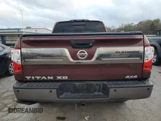 2017 Nissan Titan XD SV with VIN 1N6BA1F46HN522679, listed as a Copart auction lot 79296794 with 140,454 mi miles and Salvage Title. Bid and sale history available at carsss.com. Image 6.