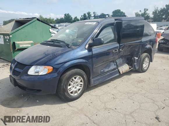 2004 Dodge Caravan SE with VIN 1D4GP24R94B596320, listed as a Copart auction lot 61077445 with 86,642 mi miles and Salvage title. Bid and sale history available at DreamBid. Image 1.