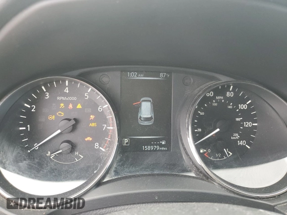 2017 Nissan Rogue SV with VIN KNMAT2MV3HP572874, listed as a Copart auction lot 62496165 with 158,979 mi miles and Salvage title. Bid and sale history available at DreamBid. Image 9.