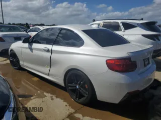 2018 BMW 2 Series M240i with VIN WBA2J5C55JVC07224, listed as a Copart auction lot 75167024 with 0 mi miles and Non Repairable. Bid and sale history available at carsss.com. Image 2.