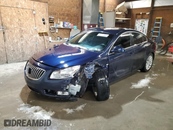 2011 Buick Regal CXL RL1 with VIN 2G4GN5ECXB9176672, listed as a Copart auction lot 82751464 with Not Provided miles and Salvage Title. Bid and sale history available at DreamBid. Image 1.