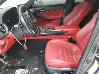 2021 Lexus IS with VIN JTHG81F24M5046606, listed as a Copart auction lot 43003795 with 95,641 mi miles and Salvage Title. Bid and sale history available at carsss.com. Image 7.