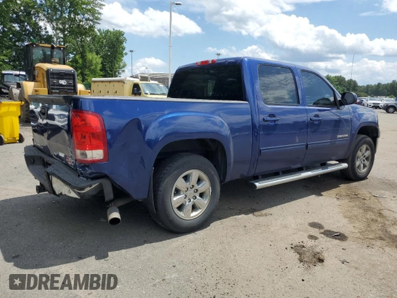 2013 GMC Sierra 1500 SLT with VIN 3GTP2WE77DG161822, listed as a Copart auction lot 63851855 with 169,146 mi miles and Salvage title. Bid and sale history available at DreamBid. Image 3.