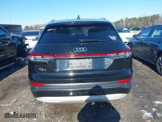 2023 Audi Q4 e-tron Premium Plus with VIN WA1BCBFZ8PP008909, listed as a IAAI auction lot 41271301 with 1 mi miles. Bid and sale history available at carsss.com. Image 16.