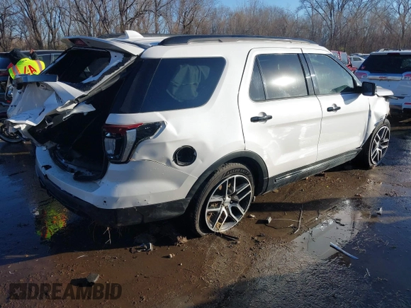 2017 Ford Explorer Sport with VIN 1FM5K8GT2HGD12298, listed as a IAAI auction lot 41092631 with 107,247 mi miles and . Bid and sale history available at carsss.com. Image 4.