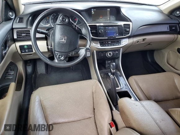 2014 Honda Accord Touring with VIN 1HGCR3F99EA021734, listed as a Copart auction lot 59976805 with 141,020 mi miles and Salvage title. Bid and sale history available at DreamBid. Image 8.