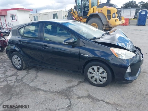 2012 Toyota Prius c One with VIN JTDKDTB3XC1030112, listed as a IAAI auction lot 41794291 with 105,124 mi miles. Bid and sale history available at carsss.com. Image 13.