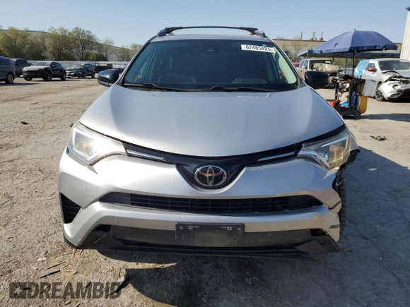 2017 Toyota RAV4 LE with VIN 2T3BFREVXHW647433, listed as a Copart auction lot 62485485 with 72,931 mi miles and Salvage title. Bid and sale history available at DreamBid. Image 5.