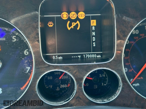 2007 Bentley Flying Spur with VIN SCBBR93W378043023, listed as a Copart auction lot 49869505 with 170,079 mi miles and Salvage Title. Bid and sale history available at DreamBid. Image 8.