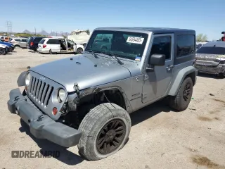2013 Jeep Wrangler Sport with VIN 1C4AJWAG5DL706031, listed as a Copart auction lot 54594465 with 103,718 mi miles and Salvage Title. Bid and sale history available at carsss.com. Image 1.
