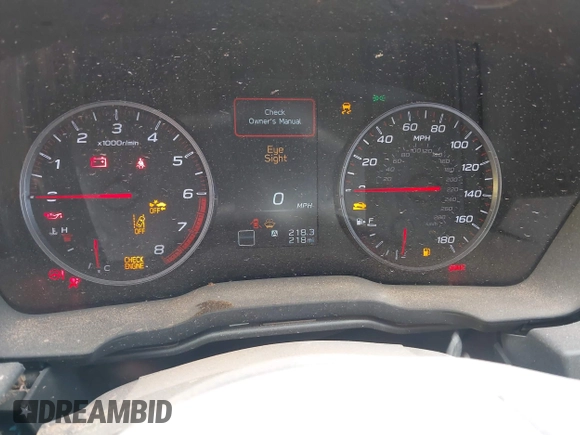 2024 Subaru WRX Premium with VIN JF1VBAH60R9814176, listed as a IAAI auction lot 42131966 with 218 mi miles and . Bid and sale history available at DreamBid. Image 14.