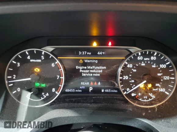 2022 Nissan Rogue S z VIN 5N1BT3AB4NC685705, wystawiony jako Copart lot #46331255 z przebiegiem 48 455 mil mil oraz Szkoda całkowita • Salvage title. Historia ofert i sprzedaży dostępna na DreamBid. Obrazek 9.
