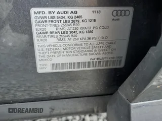 2019 Audi Q5 Premium Plus with VIN WA1BNAFY1K2017808, listed as a Copart auction lot 59008895 with 86,084 mi miles and Salvage title. Bid and sale history available at DreamBid. Image 13.