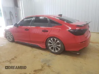 2023 Honda Civic Si z VIN 2HGFE1E56PH475990, wystawiony jako Copart lot #56703485 z przebiegiem 45 187 mil mil oraz Czysty tytuł • Clean title. Historia ofert i sprzedaży dostępna na DreamBid. Obrazek 2.