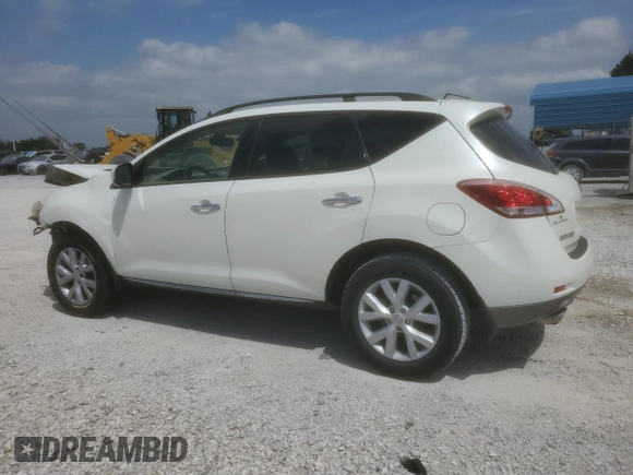 2012 Nissan Murano SL with VIN JN8AZ1MW2CW224343, listed as a Copart auction lot 53629575 with 104,626 mi miles and Salvage Title. Bid and sale history available at DreamBid. Image 2.