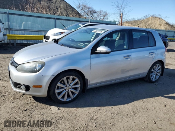 2012 Volkswagen Golf TDI with VIN WVWDM7AJ4CW278732, listed as a Copart auction lot 53687045 with 144,975 mi miles and Clean title. Bid and sale history available at DreamBid. Image 1.