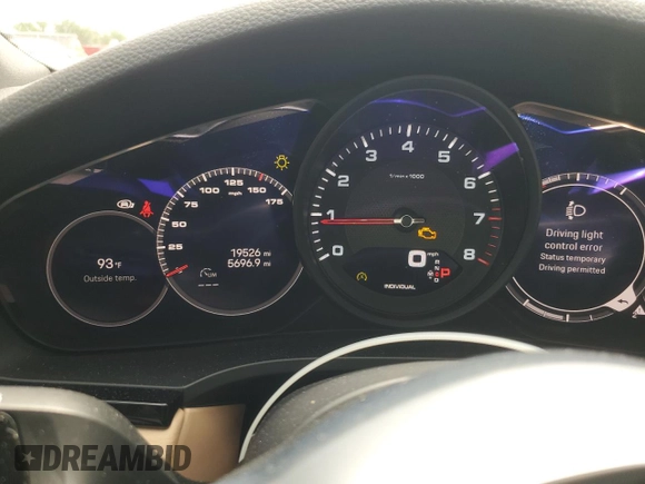 2023 Porsche Cayenne with VIN WP1AA2AY9PDA03207, listed as a Copart auction lot 54134635 with 19,526 mi miles and Salvage title. Bid and sale history available at DreamBid. Image 9.