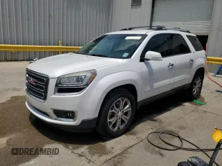 2016 GMC Acadia SLT with VIN 1GKKRRKD8GJ166911, listed as a Copart auction lot 57242065 with 134,816 mi miles and Salvage title. Bid and sale history available at DreamBid. Image 1.