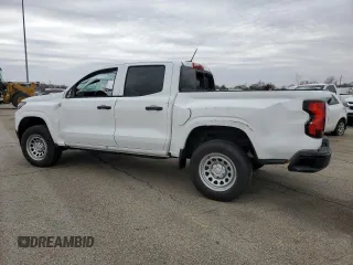 2024 Chevrolet Colorado 2WD Work Truck with VIN 1GCGSBEC8R1132891, listed as a Copart auction lot 46445545 with 3,588 mi miles and Salvage Title. Bid and sale history available at DreamBid. Image 2.