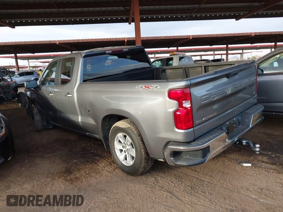 2020 Chevrolet Silverado 1500 LT with VIN 1GCRYDEDXLZ221253, listed as a IAAI auction lot 41559292 with 93,852 mi miles. Bid and sale history available at carsss.com. Image 3.