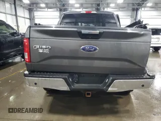 2015 Ford F-150 XLT with VIN 1FTEW1EP4FKE16999, listed as a Copart auction lot 58044245 with 83,362 mi miles and Salvage title. Bid and sale history available at DreamBid. Image 6.