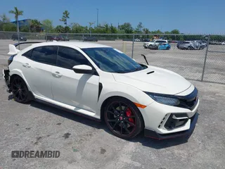 2020 Honda Civic Type R Touring z VIN SHHFK8G71LU200590, wystawiony jako IAAI lot #42279740 z przebiegiem 33 329 mil mil oraz . Historia ofert i sprzedaży dostępna na DreamBid. Obrazek 1.