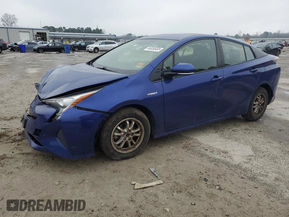 2016 Toyota Prius Four with VIN JTDKARFU8G3506169, listed as a Copart auction lot 46058405 with 107,479 mi miles and Salvage Title. Bid and sale history available at carsss.com. Image 1.