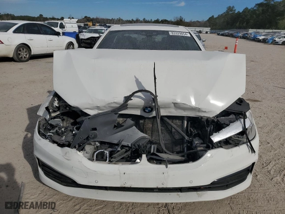2019 BMW 5 Series 530i xDrive with VIN WBAJA7C50KG912491, listed as a Copart auction lot 83329054 with 0 mi miles and Salvage Title. Bid and sale history available at carsss.com. Image 5.