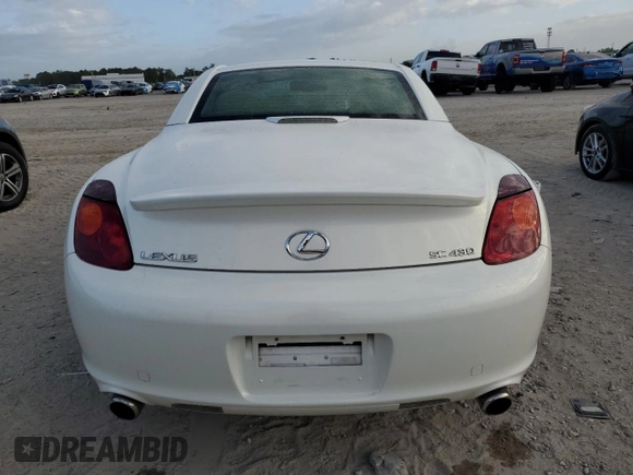 2005 Lexus SC with VIN JTHFN48Y150062459, listed as a Copart auction lot 51846065 with 131,904 mi miles and Salvage Title. Bid and sale history available at carsss.com. Image 6.