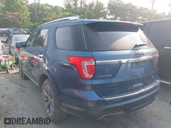 2018 Ford Explorer Limited with VIN 1FM5K7F86JGB74522, listed as a IAAI auction lot 42399808 with 49,004 mi miles and . Bid and sale history available at DreamBid. Image 3.