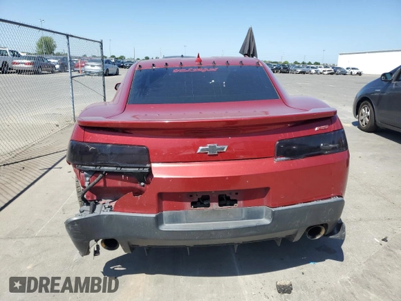 2014 Chevrolet Camaro LT with VIN 2G1FB1E33E9260332, listed as a Copart auction lot 52149035 with 210,036 mi miles and Salvage title. Bid and sale history available at DreamBid. Image 6.
