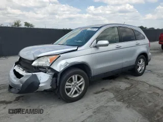 2010 Honda CR-V EX-L z VIN JHLRE4H73AC002989, wystawiony jako Copart lot #57589615 z przebiegiem 128 036 mil mil oraz Szkoda całkowita • Salvage title. Historia ofert i sprzedaży dostępna na DreamBid. Obrazek 1.
