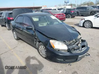 2006 Mitsubishi Lancer ES with VIN JA3AJ26EX6U059654, listed as a IAAI auction lot 41817577 with 180,177 mi miles. Bid and sale history available at carsss.com. Image 1.