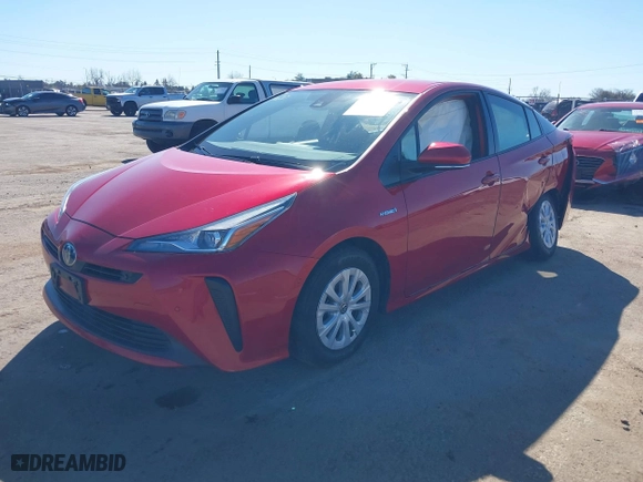 2022 Toyota Prius L Eco with VIN JTDKAMFU0N3161557, listed as a IAAI auction lot 41760623 with 135,934 mi miles. Bid and sale history available at carsss.com. Image 17.
