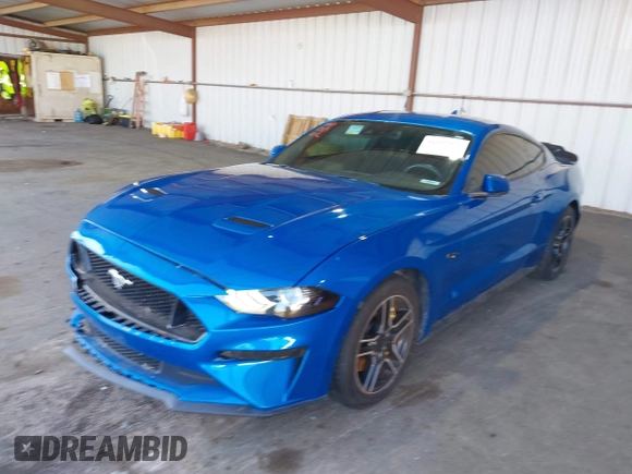 2021 Ford Mustang GT with VIN 1FA6P8CFXM5101257, listed as a IAAI auction lot 42207879 with 37,036 mi miles and . Bid and sale history available at DreamBid. Image 2.