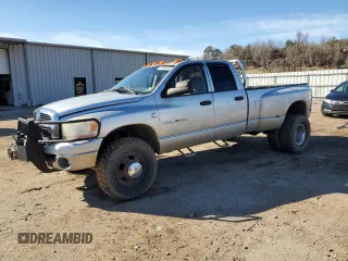 2006 Dodge Ram 3500 SLT with VIN 3D7MX48C36G178983, listed as a Copart auction lot 46496405 with 120,142 mi miles and Salvage Title. Bid and sale history available at carsss.com. Image 1.