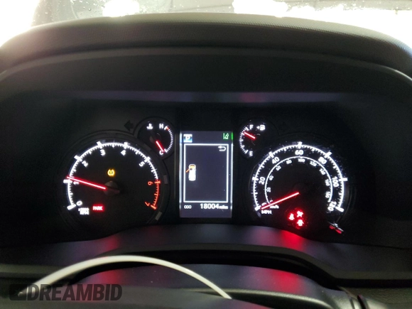 2023 Toyota 4Runner SR5 with VIN JTEMU5JRXP6210446, listed as a Copart auction lot 41521225 with 18,004 mi miles and Salvage title. Bid and sale history available at DreamBid. Image 9.