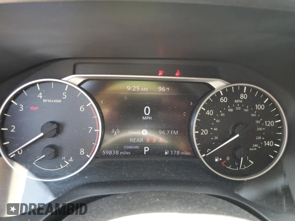 2022 Nissan Rogue S с VIN 5N1AT3AA9NC687775, выставлен на аукционе Copart как лот 57844205 с пробегом 59 838 миль миль и На запчасти • Non repairable. История ставок и продаж доступна на DreamBid. Изображение 9.