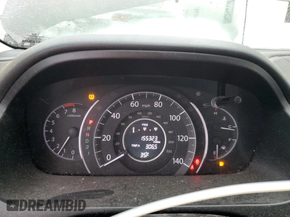 2014 Honda CR-V EX-L with VIN 2HKRM4H76EH623587, listed as a Copart auction lot 87026344 with 155,323 mi miles and Salvage Title. Bid and sale history available at DreamBid. Image 9.