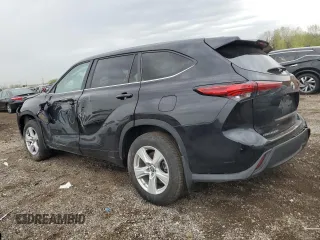 2023 Toyota Highlander Hybrid LE with VIN 5TDBBRCH5PS586128, listed as a Copart auction lot 55253445 with 28,362 mi miles and Salvage title. Bid and sale history available at DreamBid. Image 2.